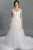 Robe de mariée sage distinguée ballonné intemporel broder - 1