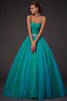 Abito Quinceanera con Perline Allacciato Lungo Alta Vita Ball Gown - 1