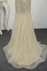 Robe de bal en tulle en satin rêveur brillant longue - 7