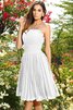 Prinzessin Empire Taille Chiffon Plissiertes Brautjungfernkleid ohne Ärmeln - 29