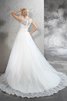 Reißverschluss Ärmelloses Duchesse-Linie Luxus Brautkleid mit Schleife - 2