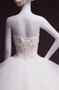 Abito da Sposa in Organza con Perline in Paillette A Terra in pizzo Con Giacca - 2