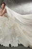 Robe de mariée énergique en tulle naturel elégant longue - 6