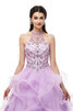 Robe de quinceanera avec perle de princesse dénudé énergique solennel - 4