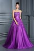 Duchesse-Linie Ärmelloses Herz-Ausschnitt Bodenlanges Quinceanera Kleid aus Satin - 1