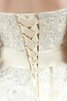 Robe de mariée delicat serieuse naturel en tulle a-ligne - 5
