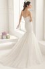 Abito da Sposa Cerniera moda Cuore Elegante Romantico Senza Vita - 2