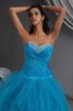 Abito Quinceanera in Tulle Cuore con Increspato A-Line con Increspature Ball Gown - 3