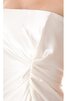 Robe de mariée longue facile avec zip de bustier de traîne courte - 4