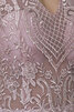 Zauberhaft Dehnbarer Satin Sexy Bodenlanges Brautkleid mit V-Ausschnitt - 6