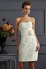 Abito mamma Sposa Semplice con Applique Tubino Cerniera con Giacca - 3