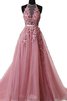 Tüll Wunderschönen Prinzessin Ballkleid mit Sweep Zug mit Natürlicher Taille - 1