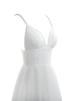 Robe de mariée vintage simple officiel couche multipliere textile en tulle - 5