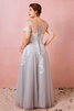 Robe de bal mignonne appliques longue solennel romantique - 3