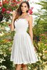 Prinzessin Empire Taille Chiffon Plissiertes Brautjungfernkleid ohne Ärmeln - 16