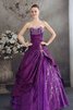 Gesticktes Herz-Ausschnitt pick up Quinceanera Kleid mit Applikation - 1