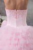 Abito dal Dolce Sedici con Applique con Increspature Senza Maniche Ball Gown - 7