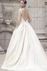 Robe de mariée officiel attirent col en forme de cœur avec perle manche nulle - 4