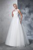 Abito da Sposa Ball Gown A Terra Alta Vita Vintage Senza Maniche - 5