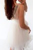 Abito Homecoming A-Line Naturale in Tulle Principessa Senza Maniche - 2