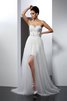 Abito da Sposa con Applique Cerniera Stravagante Principessa Naturale - 3