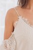 Robe de mariée fabuleux arrivée au mollet bandouliere spaghetti simple naturel - 6