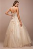 Abito da Sera in Raso con Perline A Terra in Pizzo Ball Gown - 2