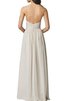 Robe demoiselle d'honneur entrecroisé longueur au ras du sol de bustier avec chiffon ruché - 2