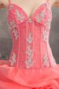 Abito Quinceanera con Increspature Conotta Ball Gown con Applique - 4