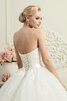 Abito da Sposa Lungo Spazzola Treno con Applique Naturale A Terra Ball Gown - 2