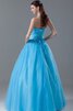 Robe de quinceanera col ras du cou cordon de mode de bal ruché col en forme de cœur - 4