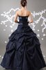 Pick up trägerlos Taft Perlenbesetztes Quinceanera Kleid mit Rüschen - 2