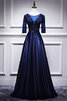 Robe de bal avec perle charme luxueux solennel chic - 1