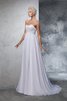 Abito da Sposa Cerniera Cuore Alta Vita con Perline in Chiffon - 4