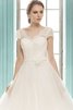 Abito da Sposa in Tulle in pizzo V-Scollo originale A-Line Naturale - 2