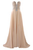 Robe de bal derniere tendance ligne a de bustier en chiffon v encolure - 1