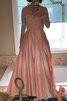 Robe de bal romantique chic nature vintage en satin - 1