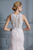 Robe de mariée merveilleux avec perle avec sans manches vintage naturel - 8