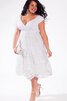 Robe de mariée décontracté facile appliques avec décoration dentelle en taffetas - 1