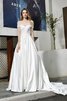 Robe de mariée a-ligne séduisant d'epaule ecrite discrete officiel - 6