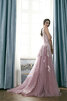Glamouroso&Dramatico Vestido de Novia de De moda de Lujoso de Natural - 5