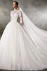 Robe de mariée absorbant a salle intérieure couverture avec dentelle romantique naturel - 5