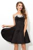 Robe de cocktail solennelle bref avec zip de princesse de bustier - 1