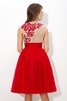 Ärmelloses Prinzessin Natürliche Taile Mini Formelles Cocktailkleid - 5