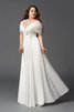 Robe de bal longue de princesse longueur au ras du sol avec manche courte ruché - 5