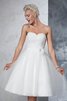 Abito da Sposa Semplice Mini Vintage A-Line Principessa - 1