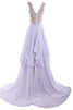 Abito da Sposa Naturale convenzionale Ball Gown Fancy con Cristino A Terra Pudica - 5