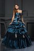 Robe de quinceanera officiel de mode de bal avec perle jusqu'au sol avec lacets - 1