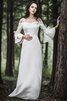 Robe de mariée fermeutre eclair bucolique divin décontracté modeste - 1