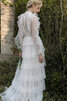 Robe de mariée avec perles splendide longue romantique solennelle - 5